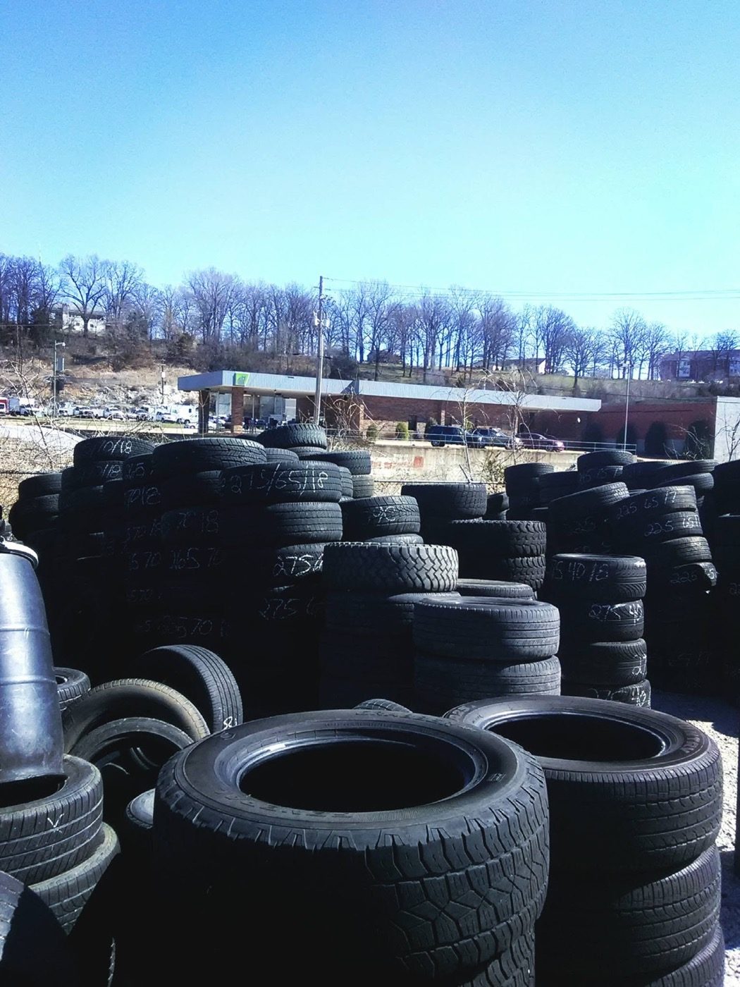 Tire inventory at Harrison Battery & Tire