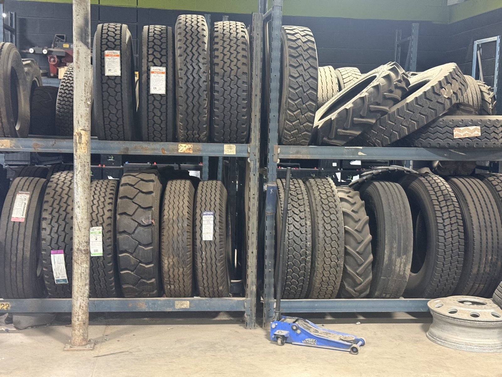 Semi-truck and tractor tires in stock at Harrison Battery & Tire